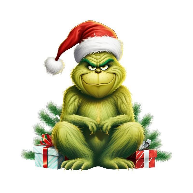 Fun Cartoon Acrylic Christmas Tree Hanging Decoration For Auto Style
