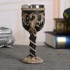 Retro Gothic Wine Cup Punk Skull Goblet Drinkware Viking Dragon Drinking Mug  Bar