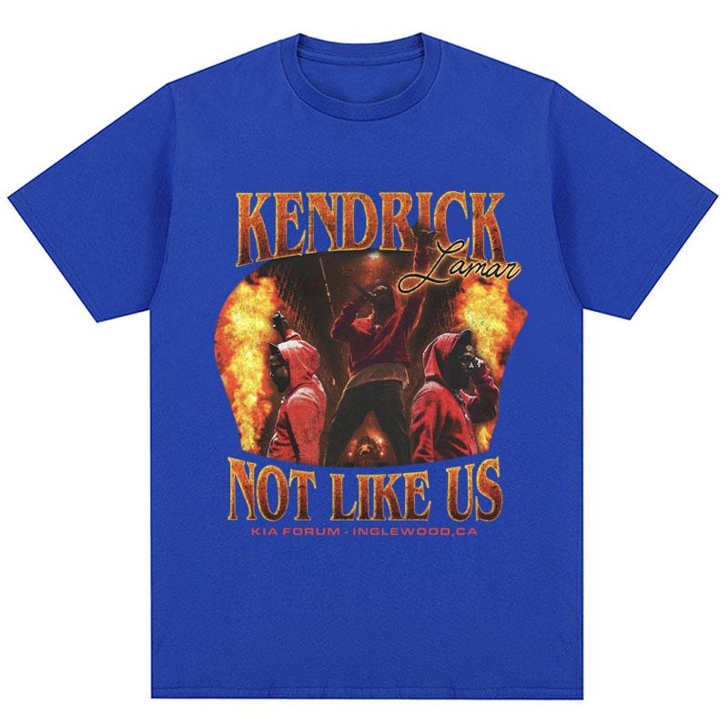 Kendrick Lamar Not Like Us Tshirt Fashion Unisex Unisex Harajuku Vintage Style Tshirt Cotton Oversized Hip Hop T Shirts Streetwear