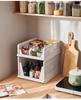 Multi-Model Plastic Clothing Folder: Drawer-Type Layered Storage Organizer with Built-in Shelf for Wardrobes