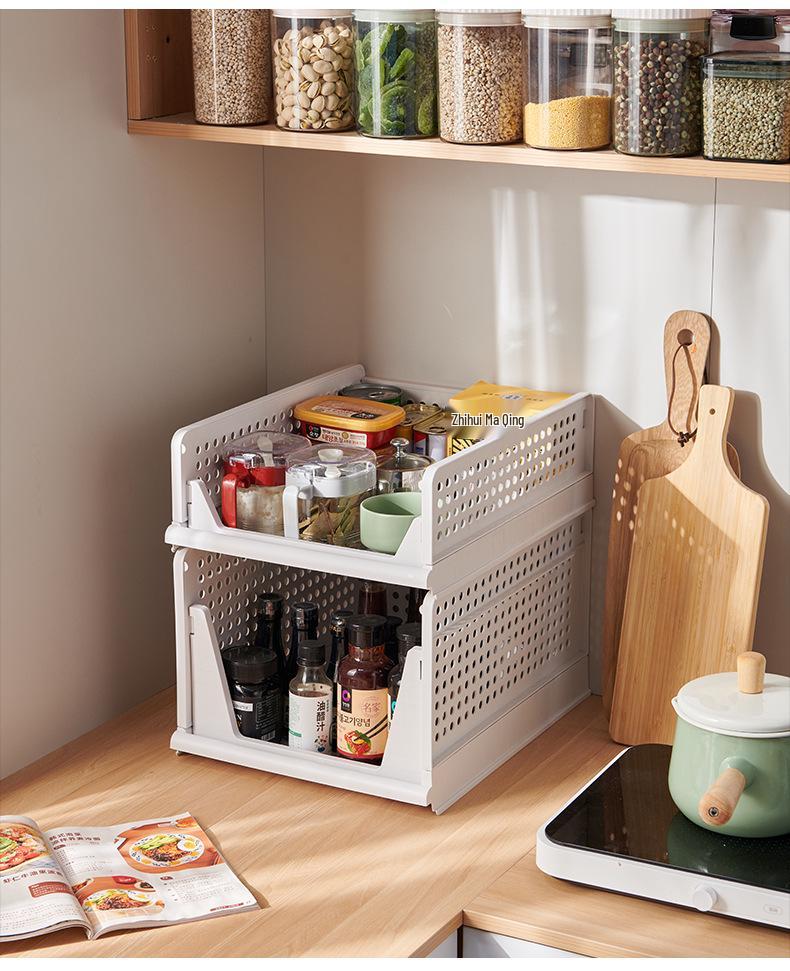 Multi-Model Plastic Clothing Folder: Drawer-Type Layered Storage Organizer with Built-in Shelf for Wardrobes