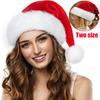 Yetişkin/Çocuklar için Noel Noel Baba Şapkası Fantezi Elbise Noel Partisi Noel Baba Peluş Şapka