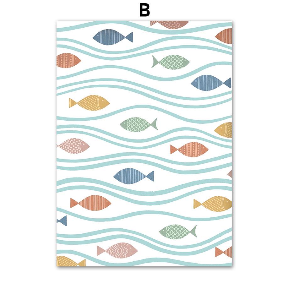 

Рыба, Кит, Чайка, Восход, Закат, Пляж, Океан, Цитаты, настенная живопись на холсте, постеры и принты, настенные панно, Декор для детской комнаты 30X40cm No Framed