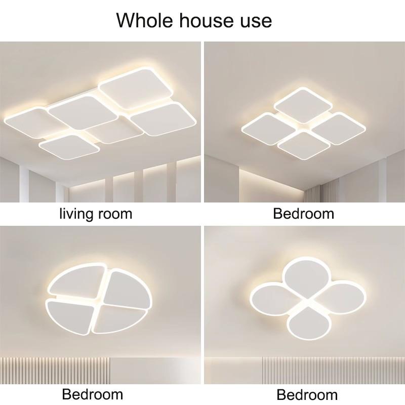 Dimming Ceiling Lamp Modern Simple Indoor Lighting Applicable To Bedroom Living Room Dining Room Square Round Acrylic Lights