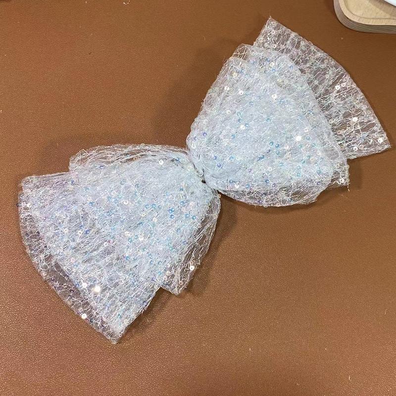 Kids Girls Sequin Bow Hair Clips Hair Accessories Children's Hairpin