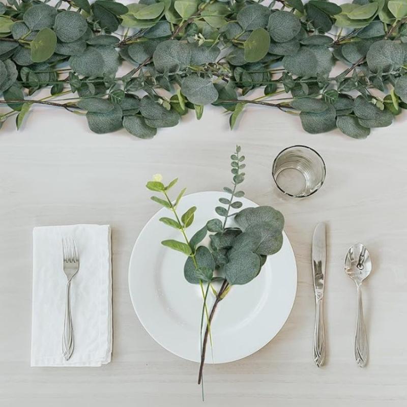 5 szt./zestaw Sztuczne kwiaty Roślina Bukiet ślubny Wieniec ślubny Dekoracja stołu jadalnego do domu, pokoju, na imprezę