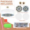2Pcs Acrylic Special Shaped Beautiful Pattern Diamond Painting Incense Holder Diamond Painting Aroma Stand for Yoga Meditation