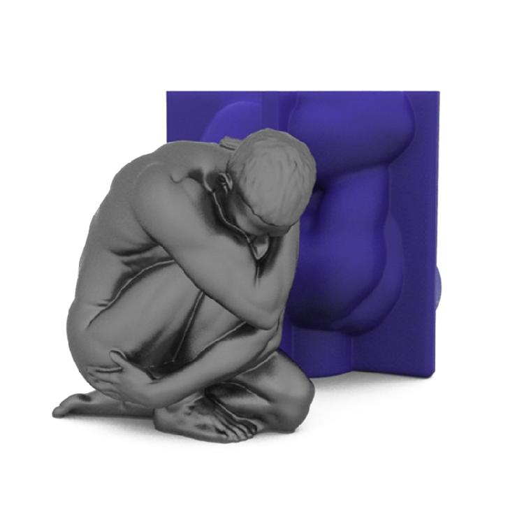 

3D Human Body Mold Large Silicone Mold for Handmade Candle Soap Portrait Plaster