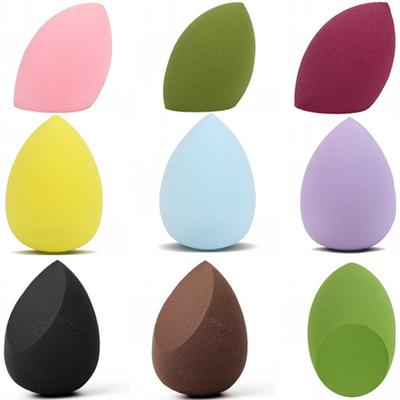 Women Beauty Egg Multicolor Water Drop Mix Shape Wet & Dry Makeup Sponge Cosmetic Sponge Egg Beauty Tool & Accessories  1pcs