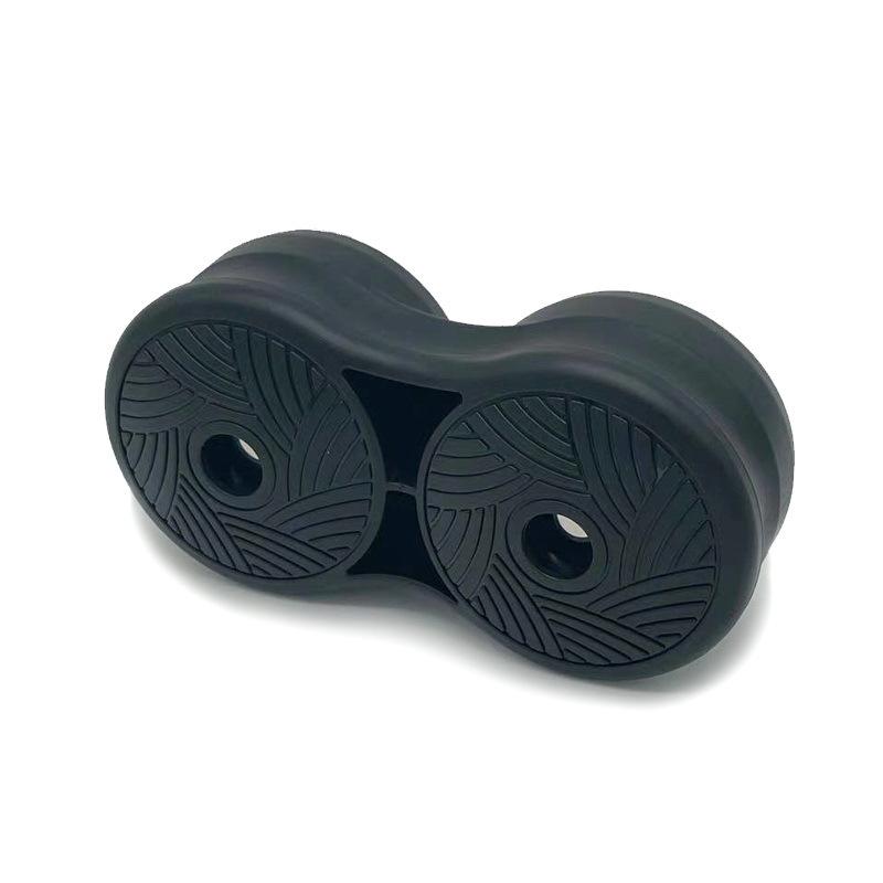 Stainless Steel Double Massage Ball Roller for Muscle Relaxation