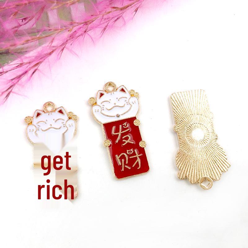 

Подвеска-капля масла «Удача и богатство» для браслетов, серег и брелоков, сделанных своими руками