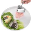 Rice Balls Making Mold Stainless Steel Sushi Maker Mold Kitchen Bento Making Tool  for Kid Lunch Bento and Homes DIY