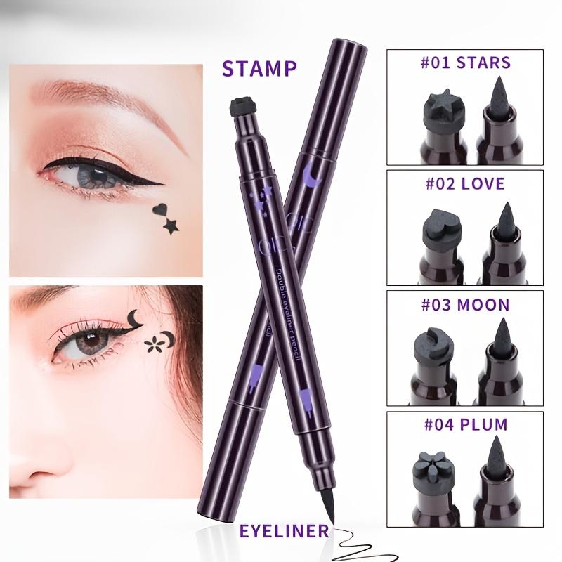 Star Moon Double-headed Embellished Eyeliner Seal Waterproof Quick-drying Long-lasting Makeup No Smudged Eyeliner