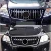 Für Mercedes GLK X204 2013-2015 Frontgrill Passend für GLK280 GLK300 GLK350 Kühlergrill mit Netz ABS Chrom-Zierleiste