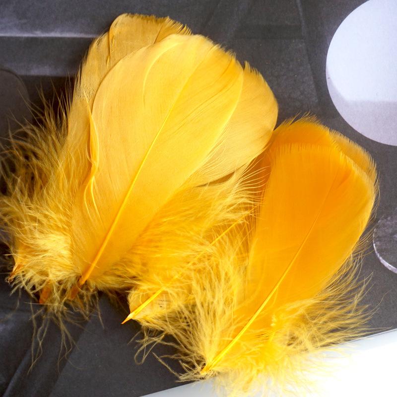 Natural Goose Feathers Plumes 4-8cm 8-12cm Swan Feather Plume for Home Decoration Craft DIY Wedding Jewelry Accessories 100pc
