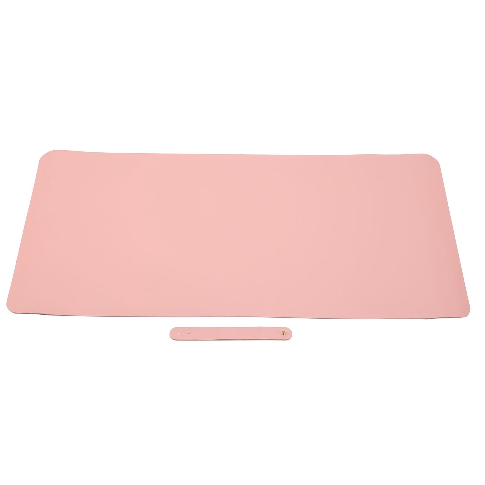 

Многофункциональный настольный коврик Мягкий Водонепроницаемый и Маслостойкий Кожаный Письменный стол Коврик для мыши(Черный зеленый )