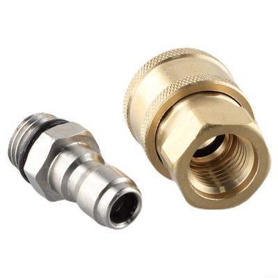 Quick Connect Coupler Adapter Car Cleaning Washing Pressure Washer Connector New