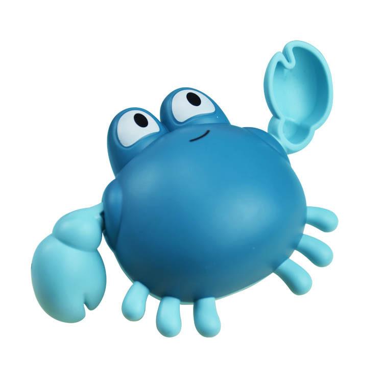Cute Abs Crab Wind-up Baby Bath Toy For Kids Swimming Claw Swing 12*5*9