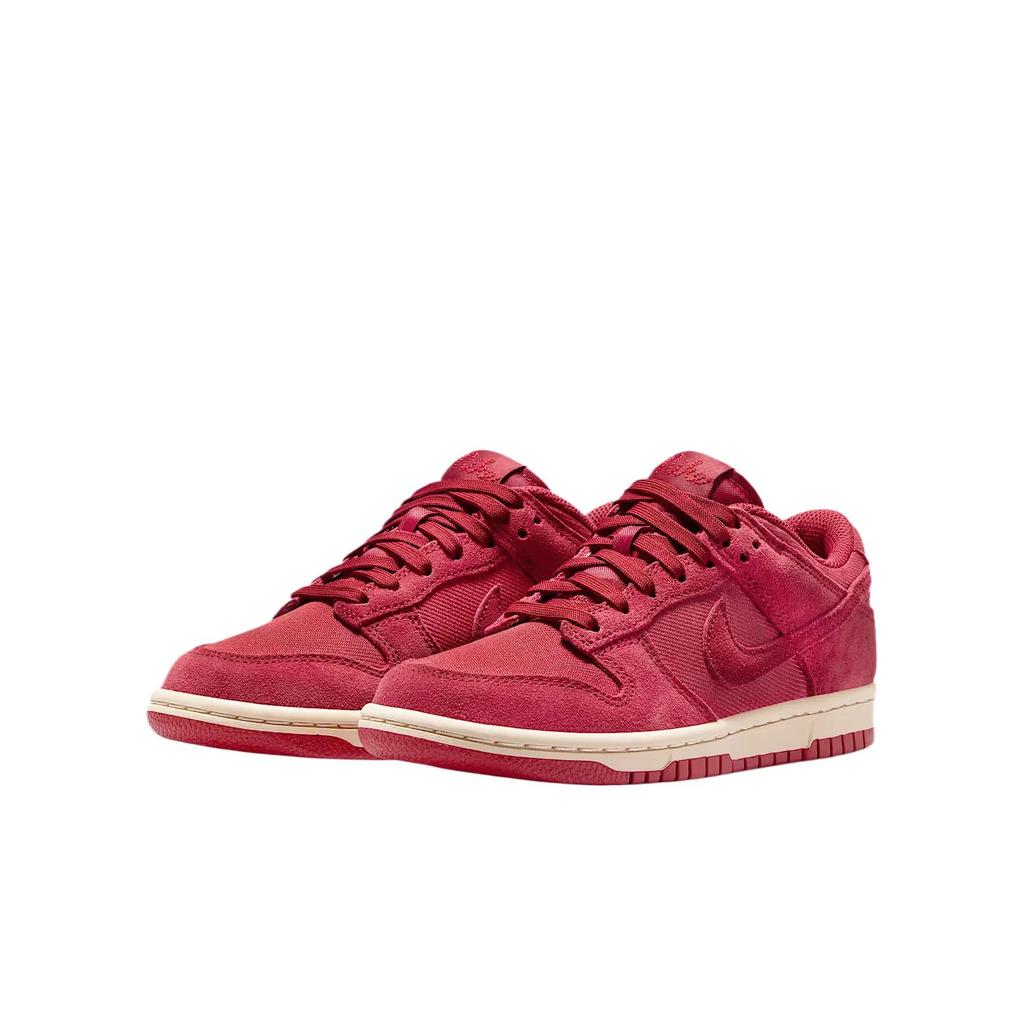 Nike Dunk Low SE Grade School 'Team Crimson' (Unisex) Team Crimson / Team Crimson / Sanddrift / Team Crimson Kids' Skateboarding Shoes IB5691 600
