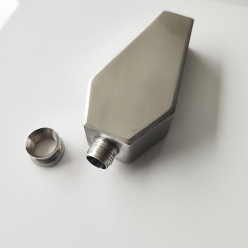 Stainless Steel Coffin Shaped Hip Flask 100ml Stainless Steel Hip Flask Drinking Flasks Coffin Flasks with Funnel for Family