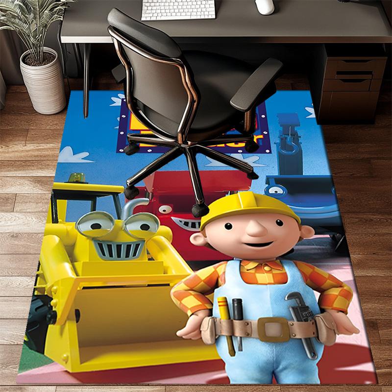 The Builder's Adventure Floor Mat for Living Room, Game Rooms, Office, Bedroom, Office Floor Mat Playful Design, Christmas fan gifts