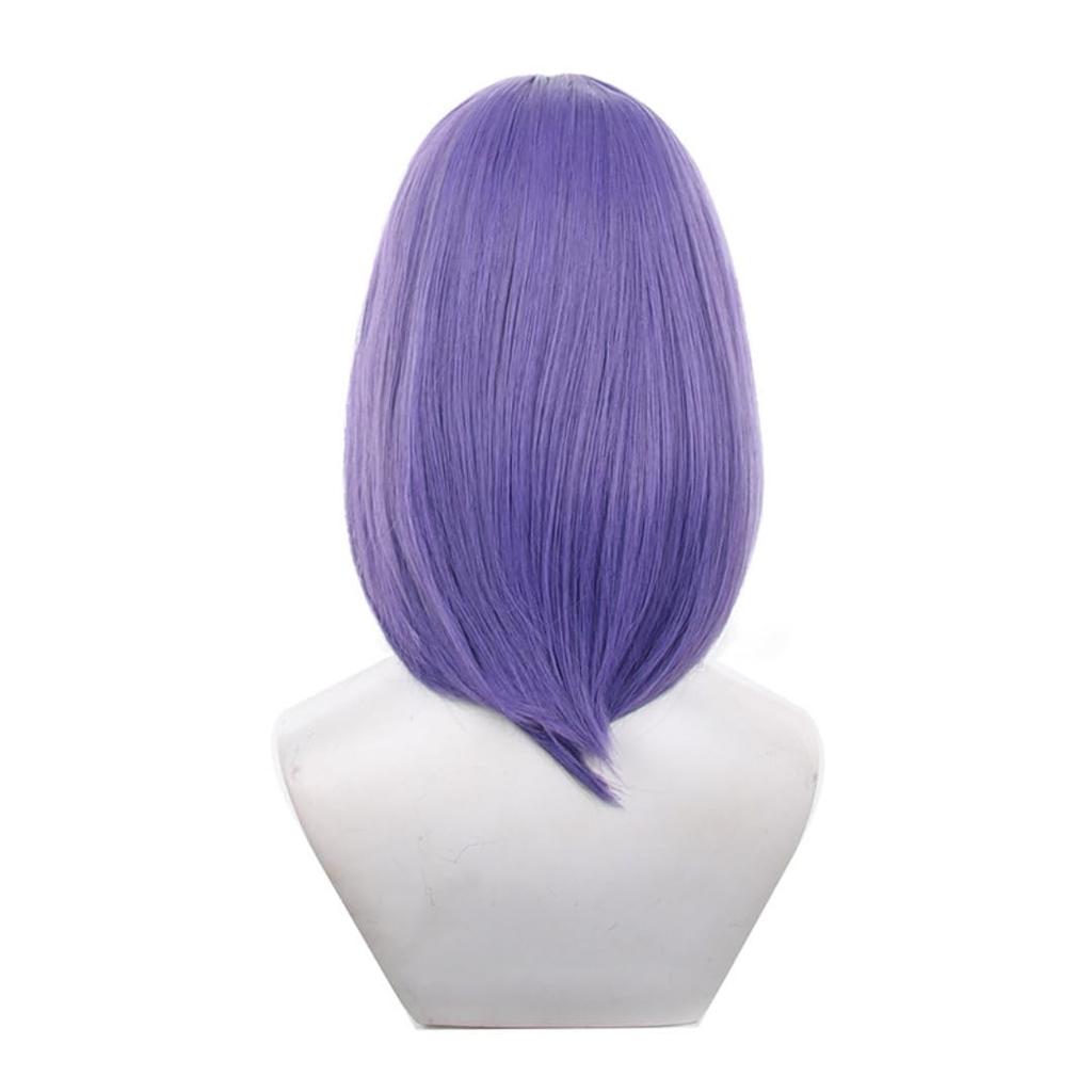Ekienn Purple 02 Cosplay Perfect for Anime and Wig, 40cm, Universal, Heat-Resistant, Costumes, Halloween, Parties, Events.