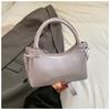 Korean Style Bow Handbags Solid Color Letter Large Capacity Women's Shoulder Bags Simple Commuting PU Crossbody Bags