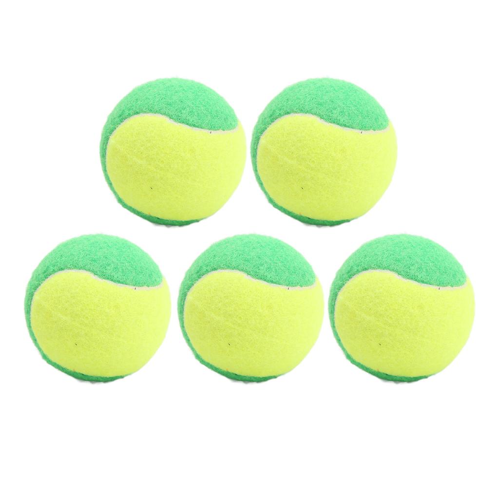 5 STÜCK 6cm Gummi Tennisbälle Elastischer Squashball Stressabbau Bälle für Training Unterhaltung