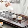 Bamboo Tea Tray with Water Storage and Drainage