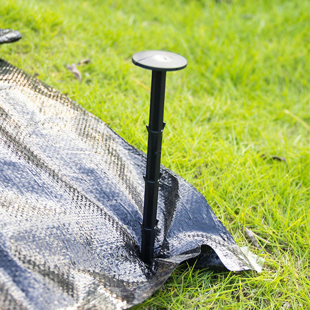 Plastic Ground Nail Garden Windproof Tarp Tent Fix Stakes Landscape Weed Barrier Spikes Outdoor Picnics Accessories