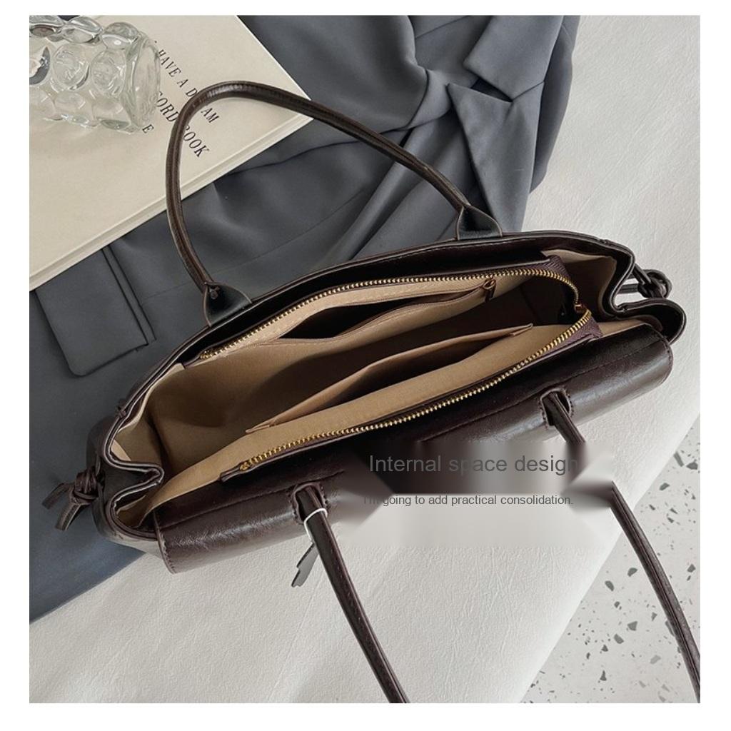 Xeie Thuk Schultertasche Damen PU Achseltasche Täglich Lässig