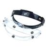 Motorcycles Black UV Adapter Flip Up Base Attachment For 3-Snaps Bubble Shield Visor Face Mask Helmet Accessories