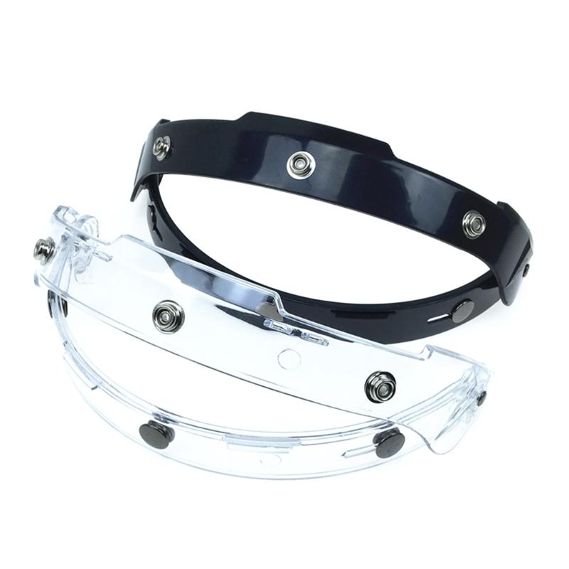 Motorcycles Black UV Adapter Flip Up Base Attachment For 3-Snaps Bubble Shield Visor Face Mask Helmet Accessories