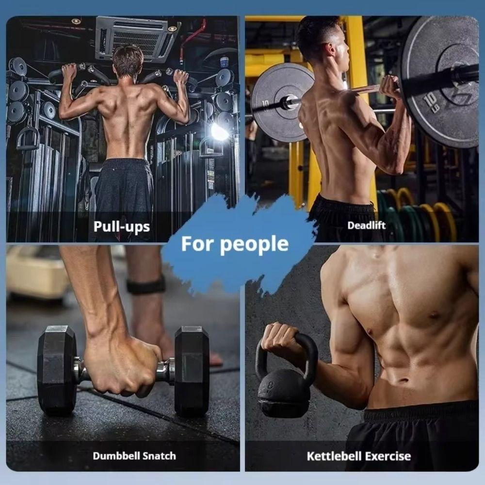 2Pcs Strength Workout Weightlifting Straps Black Wrist Strength Training Hooks  for Gym Training