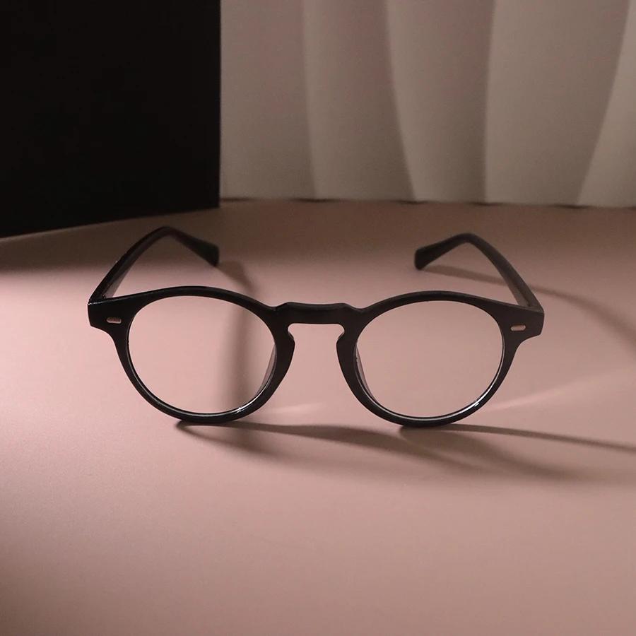 Retro Round Glasses Women Men Brand Circular Vintage Eyeglasses Frame Male Clear Lens Mirror Outdoor Transparent Lens Gafas