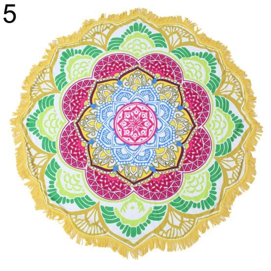 Mandalas Tapestry Lotus Wall Hanging Beach Towel Yoga Mat Blanket Camping Pad