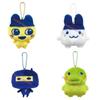 Kawaii Tamagotchii Plush Doll Pendant Funny Stuffed Mimiji Tama Family Backpack Pendant Collection Toy For Kid Birthday Gifts
