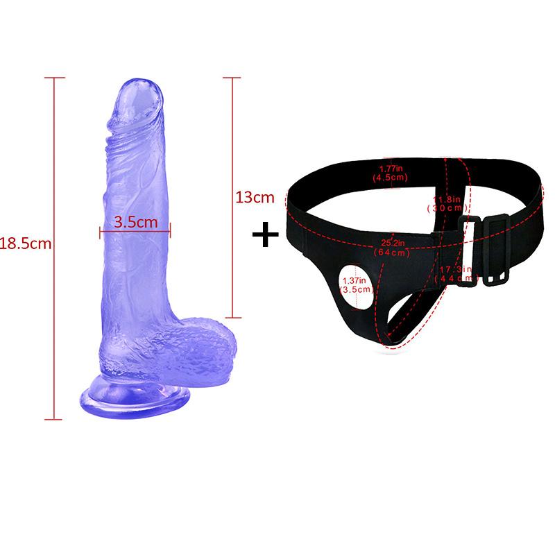 Strap On Realistic Dildo RUNYU Strapon Panties Adult Game Sex Toys for Lesbian Women Couples Gay Masturbation