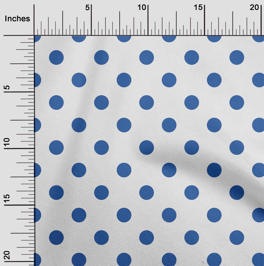 oneOone Cotton Flex Chocolate Brown Fabric Polka Dots Dots Sewing Fabric By The Yard Printed Diy Clothing Sewing Supplies 40 Inch
