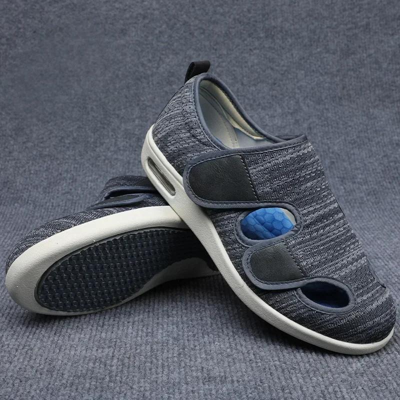  Mom Dad Shoes Casual Sandals Orthopedics Wide Feet Swollen Shoe Thumb Eversion Adjusting Soft Comfortable Diabetic Shoes