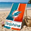 Dolphins Team Beach Towel, Microfiber Beach Towel, Perfect For Pool, Beach, Travel, Home Decor Beach Party Fan Gifts