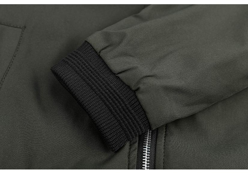 European Autumn Men's Korean Style Casual Baseball Jacket - Trendy & Versatile for Middle-Aged and Young Men