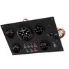 Boat Instrument Panel 120km Speed Water Oil Level Pressure Water Temperature Time Clock Display Voltage Alarm for RV