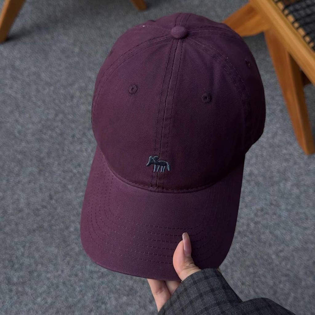 2025 Embroidered Little Fox Baseball Cap for Men & Women - Deep Brim, Sunshade, Breathable