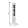 Slim Mini Desk Fan Plastic Wingless Fan Simple Control Bladeless Tower Fan,  Dorm Room