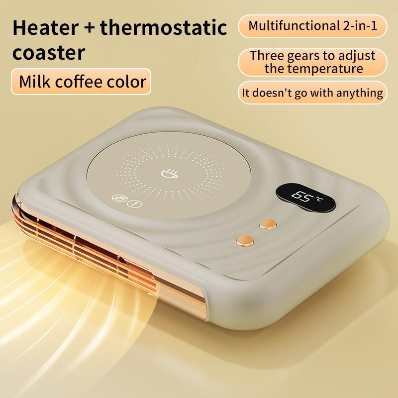 Electric Cup Warmer Thermostatic Heating Coaster 3-speed Adjustment Coffee Mug Warmer Cup Warmer For Beverage Tea Milk