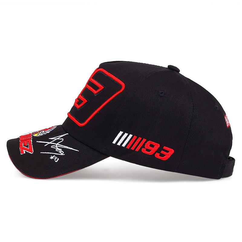 Outdoor Sports Motorcycle Cap, Men's and Women's Casual Baseball Cap, Outdoor Racing Cap, Digital Embroidery Duckbill Cap