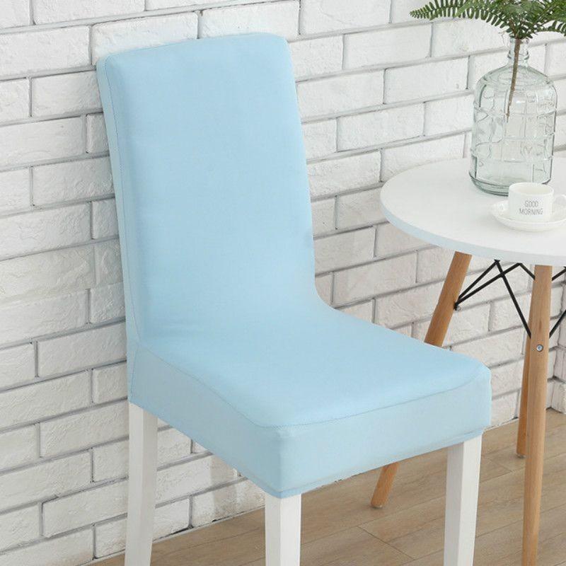 Solid Color Stretch Chair Cover Furniture Living Room Accessorie Decoration