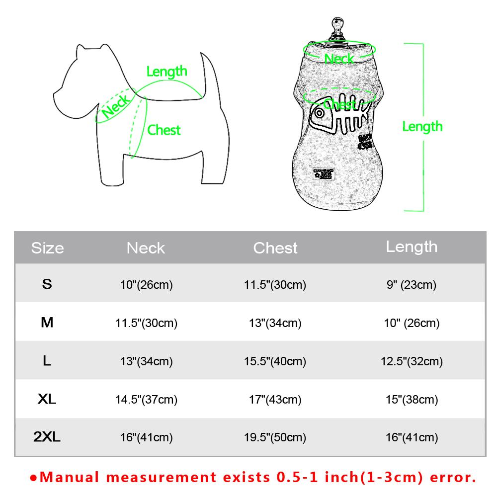 Dog Winter Clothes Small Pet Clothes French Bulldog Costume Ropa Para Perro Cotton Pets Clothing Outfit for Small Dogs Chihuahua
