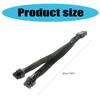 8Pin Female To 2x 8Pin (6 + 2) Male Cable Two PCIExpress 8Pin CPU or GPU Power Splitter Graphics Card Cable 20cm